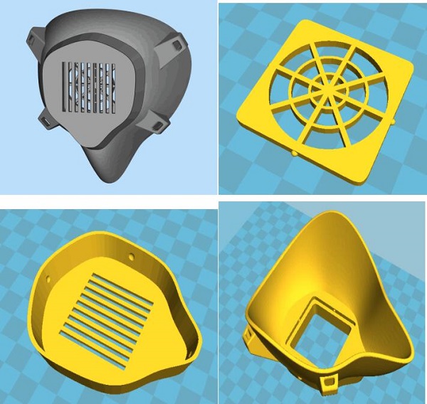和口罩焦虑说拜拜-3D打印口罩(图2) 和口罩焦虑说拜拜-3D打印口罩(图2)